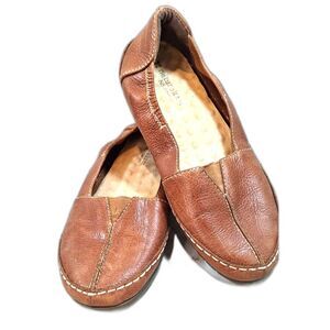 Naturalizer N5 Comfort Feist Brown Leather Slip On Loafers  Womens US Size 8M